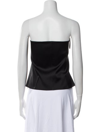 Safiyaa Strapless Crop Top