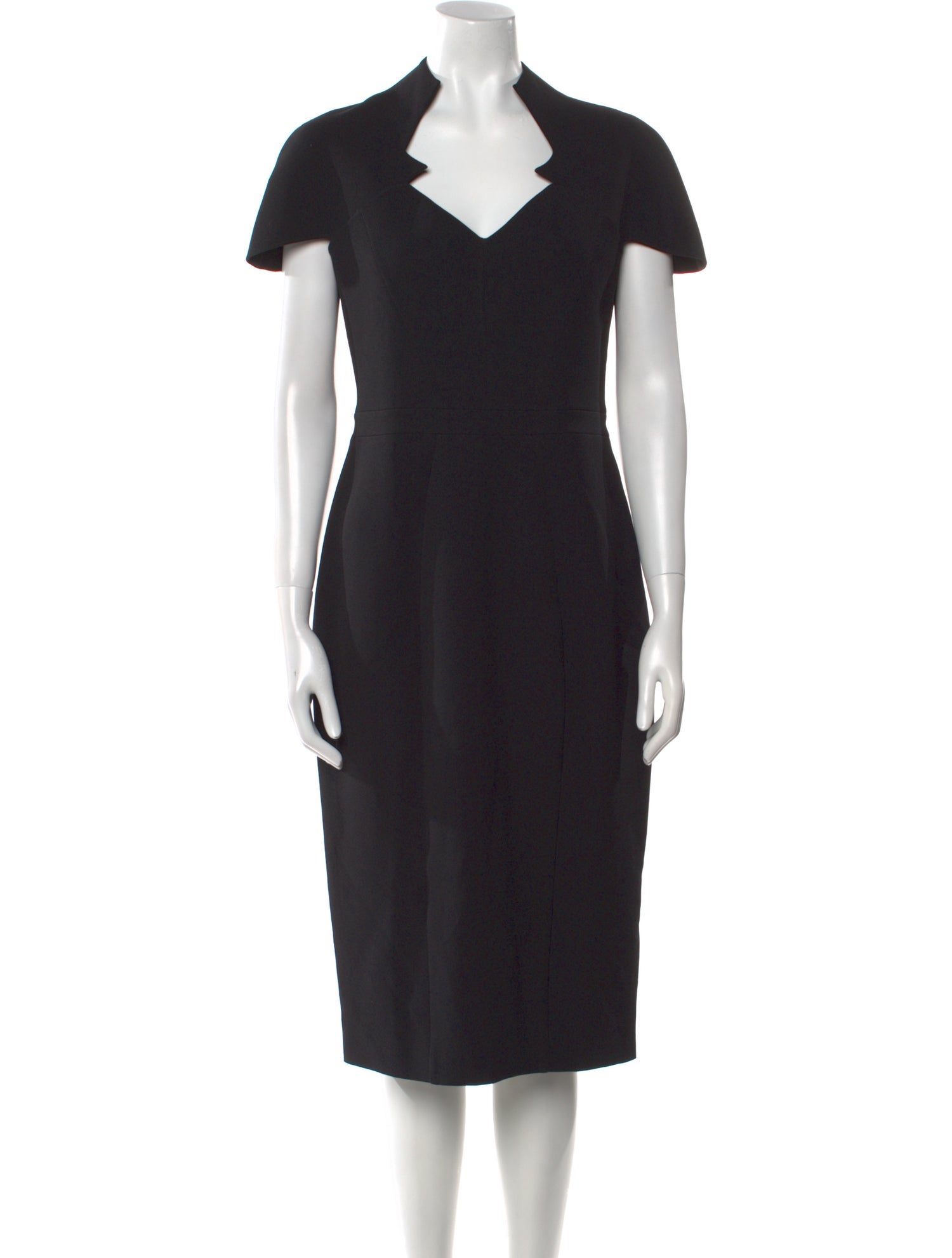 Safiyaa V-Neck Midi Length Dress