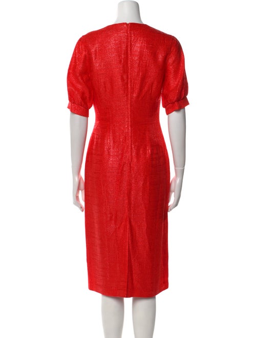 Safiyaa V-Neck Midi Length Dress