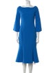 Safiyaa Bateau Neckline Midi Length Dress