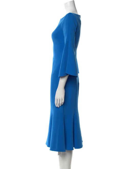 Safiyaa Bateau Neckline Midi Length Dress