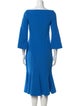 Safiyaa Bateau Neckline Midi Length Dress