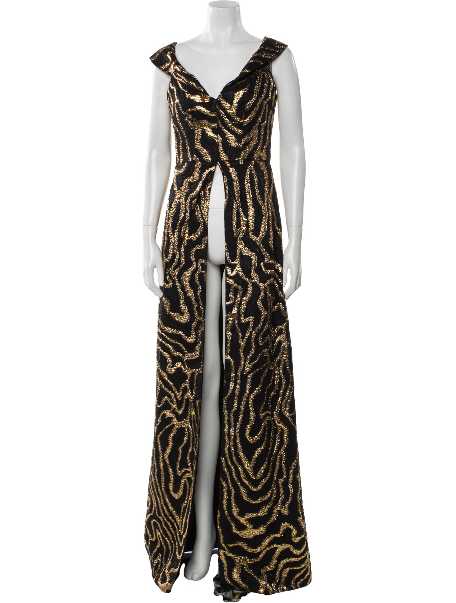 Safiyaa Printed Long Dress