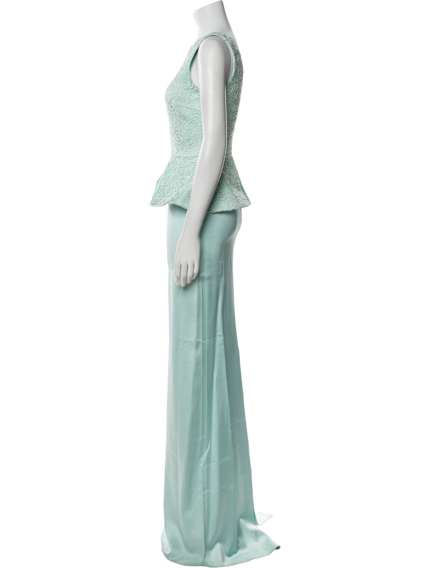 Safiyaa Bateau Neckline Long Dress w/ Tags