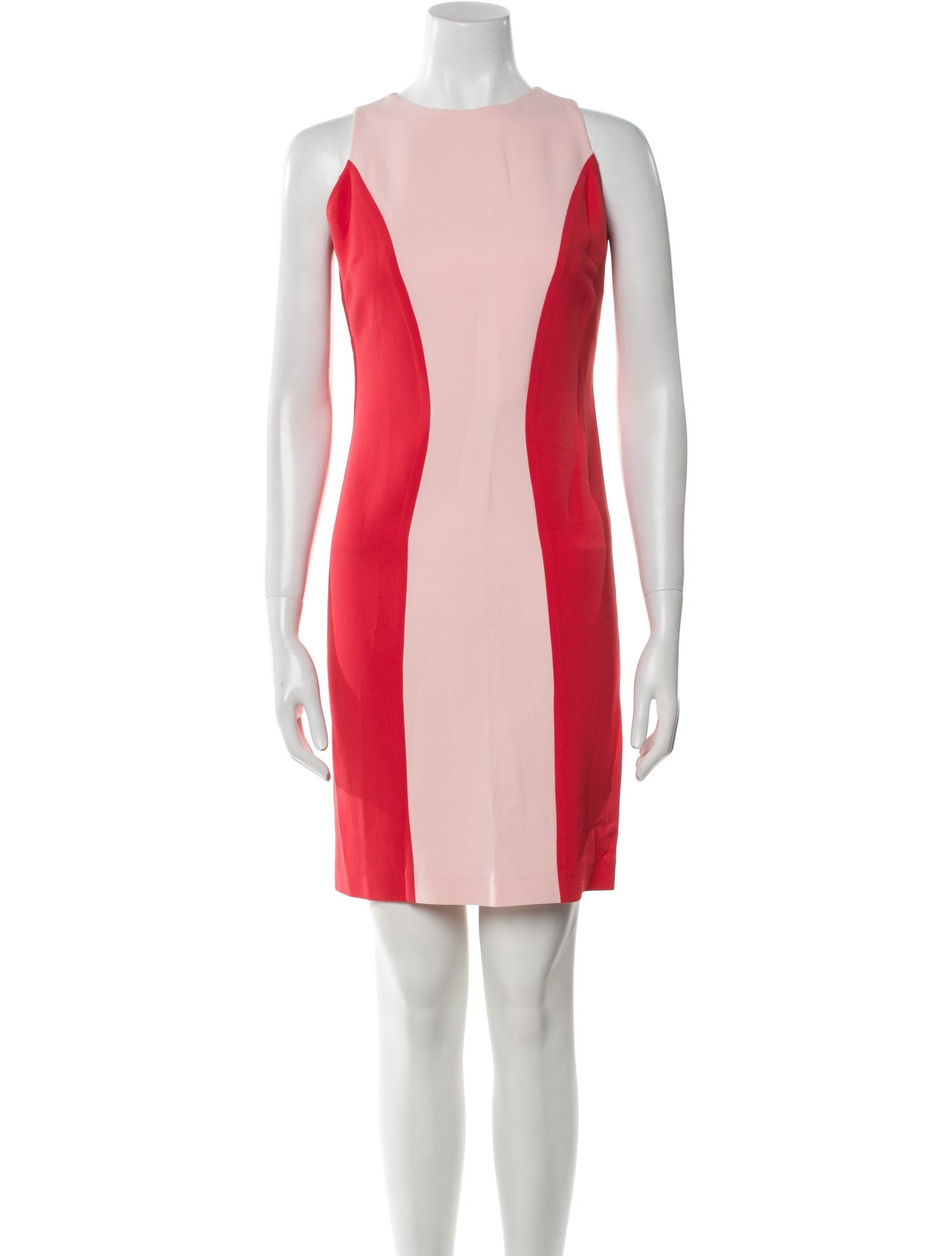 Safiyaa Colorblock Pattern Mini Dress