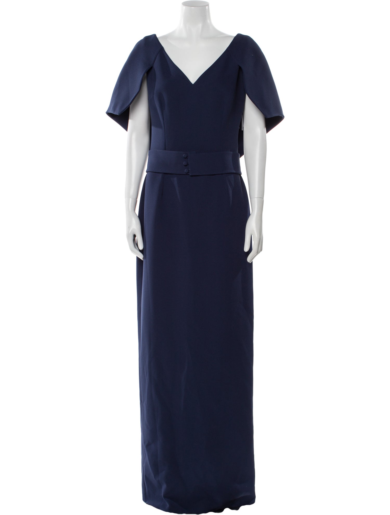 Safiyaa V-Neck Long Dress w/ Tags