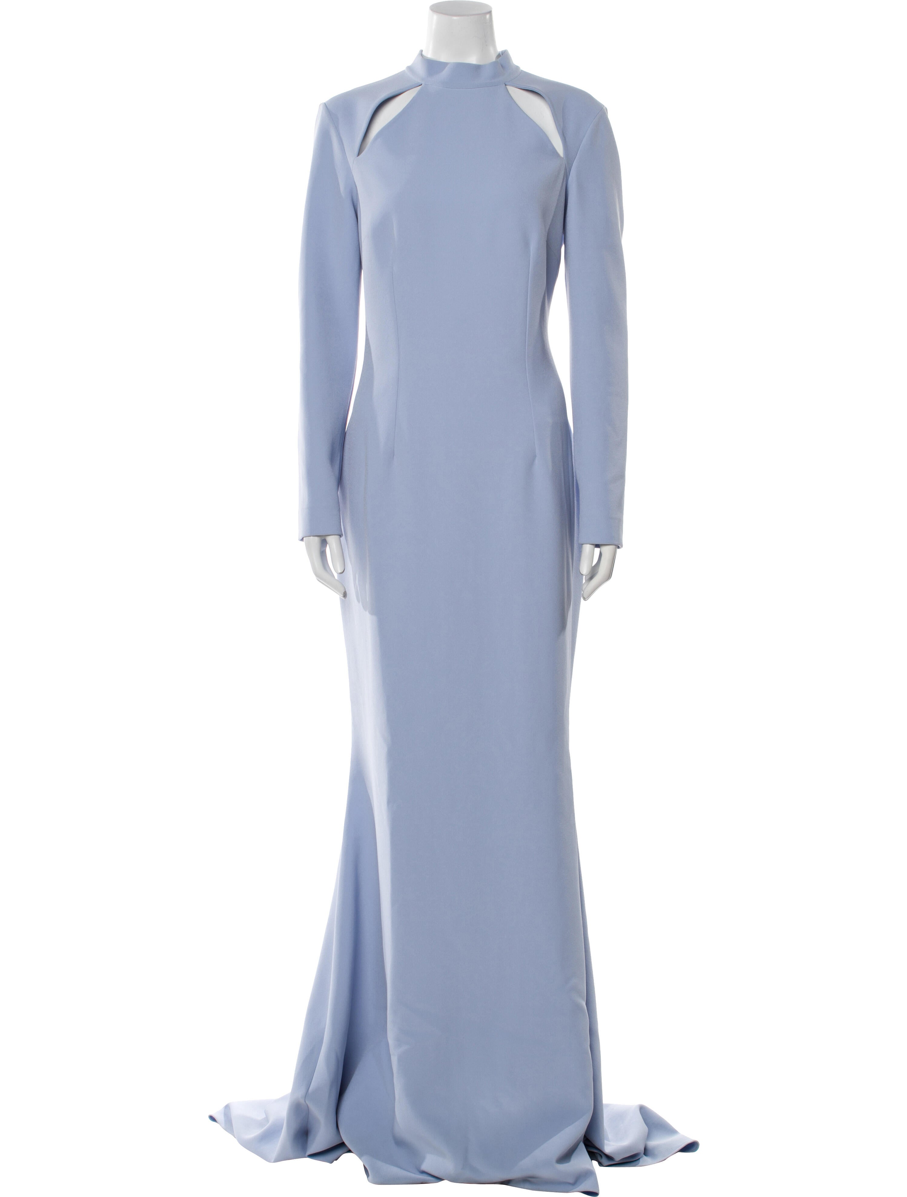 Safiyaa Mock Neck Long Dress