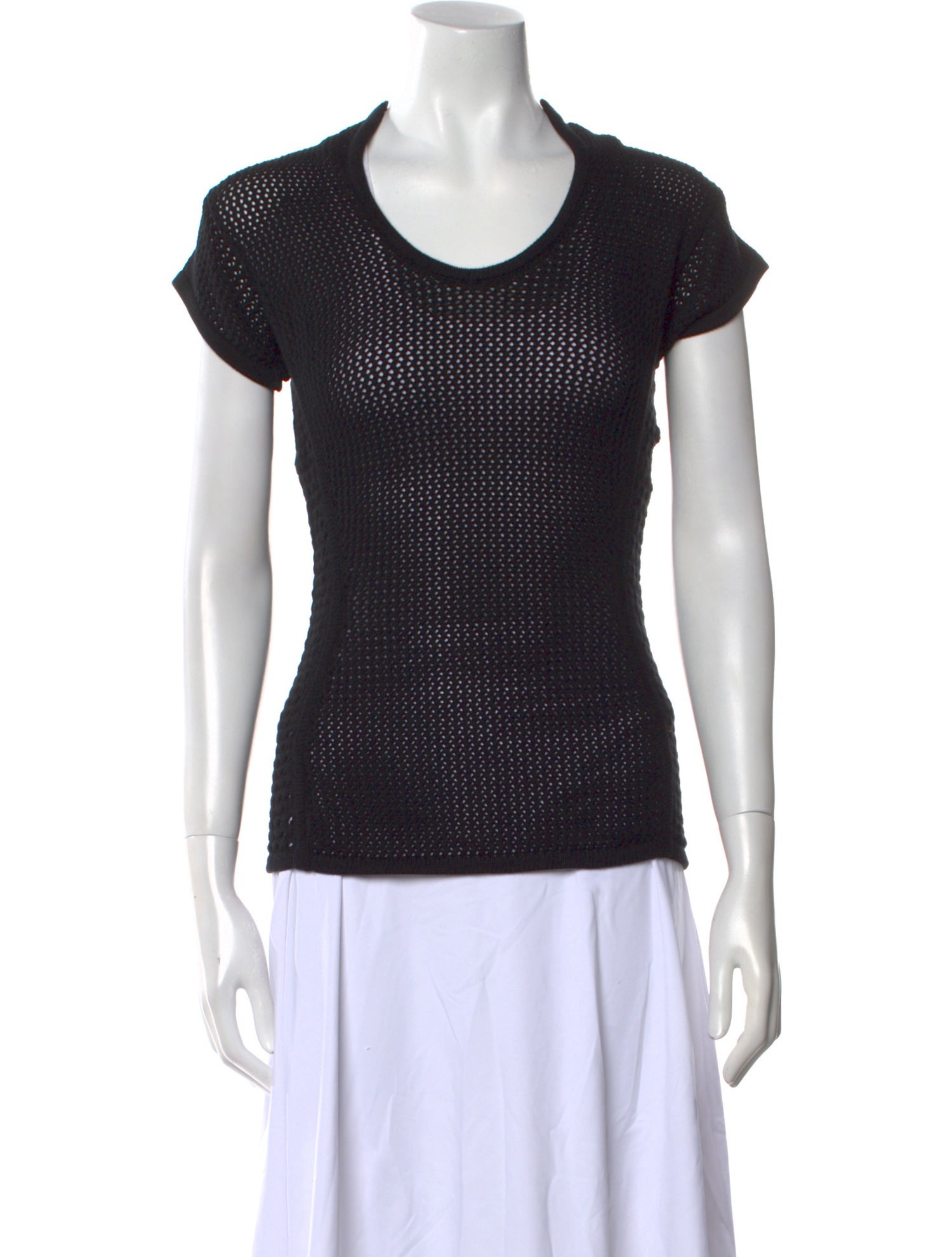 Safiyaa Wool Scoop Neck Top w/ Tags