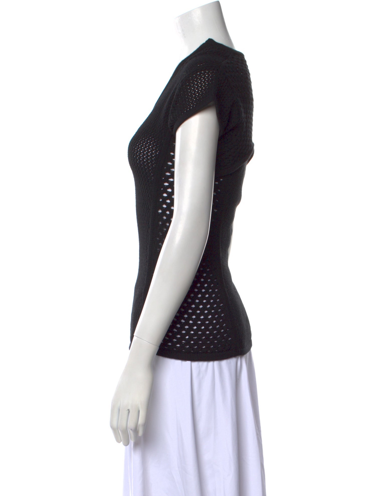 Safiyaa Wool Scoop Neck Top w/ Tags