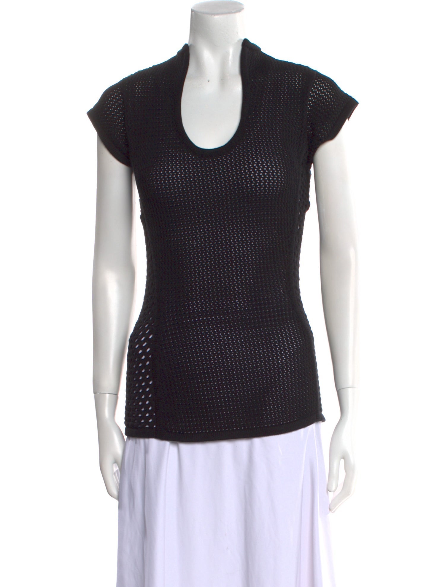 Safiyaa Scoop Neck Short Sleeve Top w/ Tags