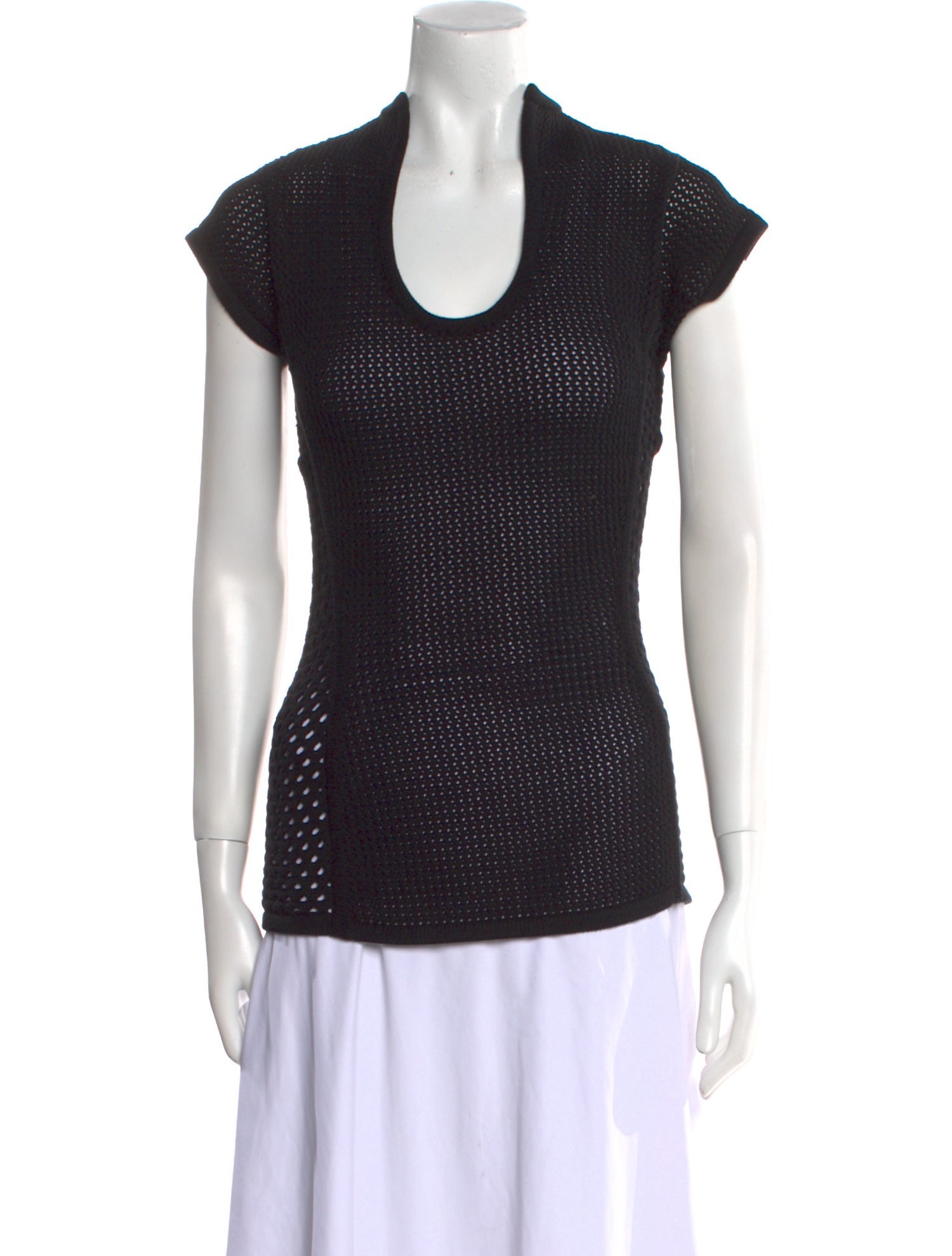 Safiyaa Scoop Neck Short Sleeve Top w/ Tags