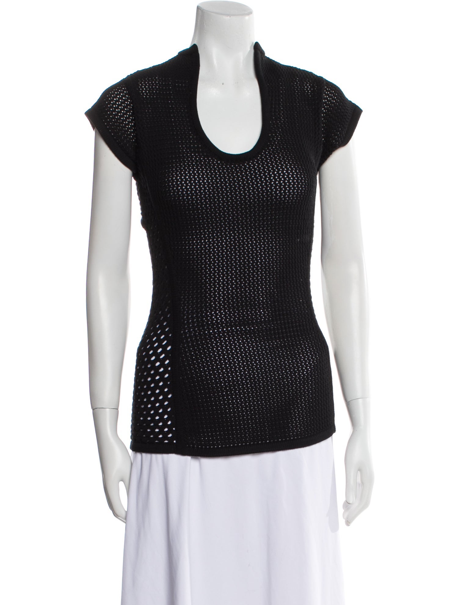 Safiyaa Scoop Neck Short Sleeve Top w/ Tags