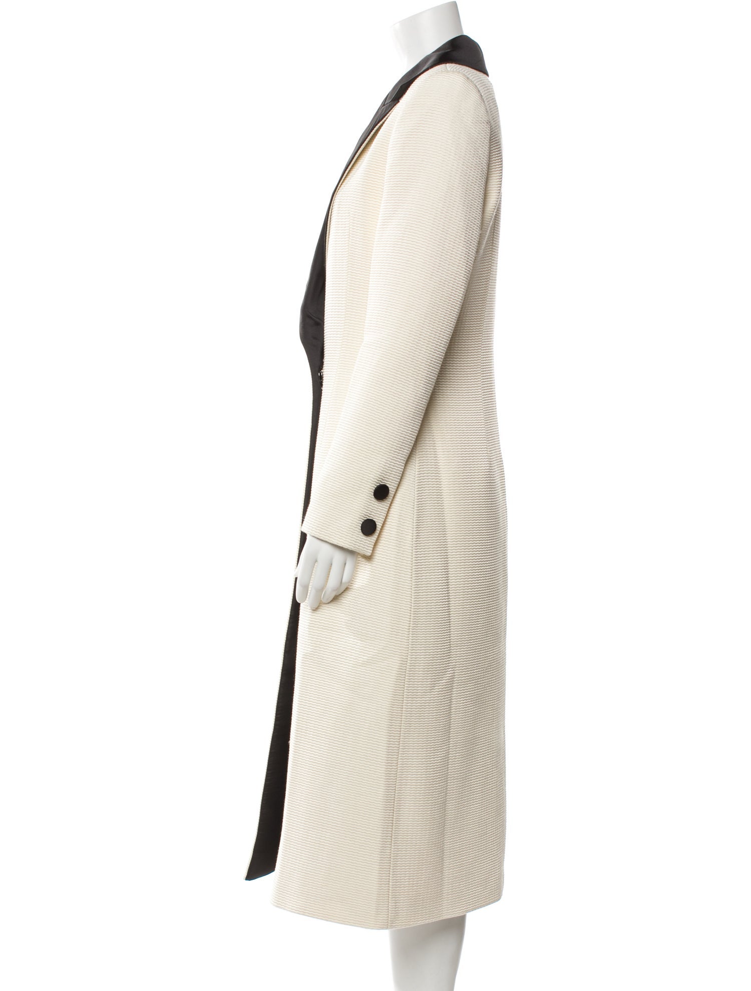 Safiyaa Colorblock Pattern Coat