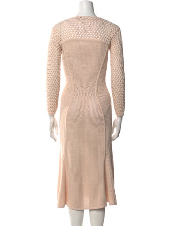 Safiyaa Bateau Neckline Midi Length Dress