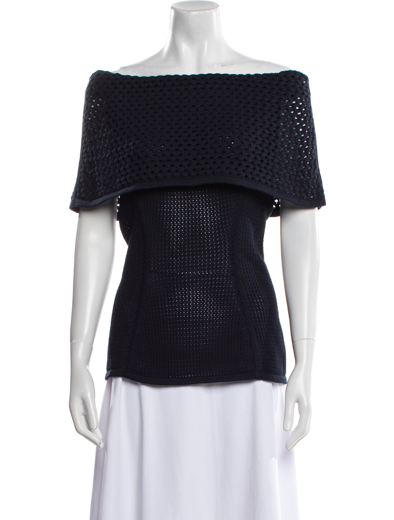 Safiyaa Off-The-Shoulder Short Sleeve Top w/ Tags