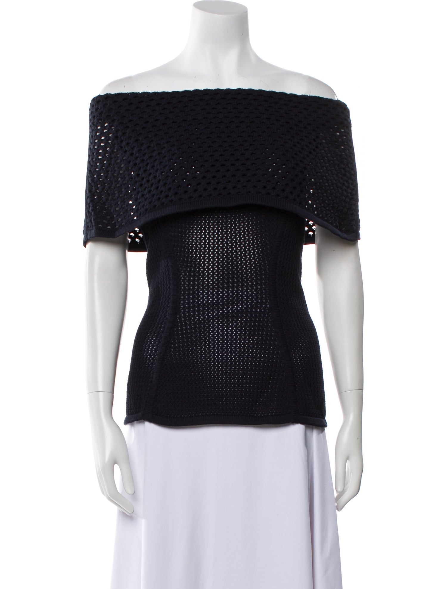 Safiyaa Off-The-Shoulder Short Sleeve Top w/ Tags