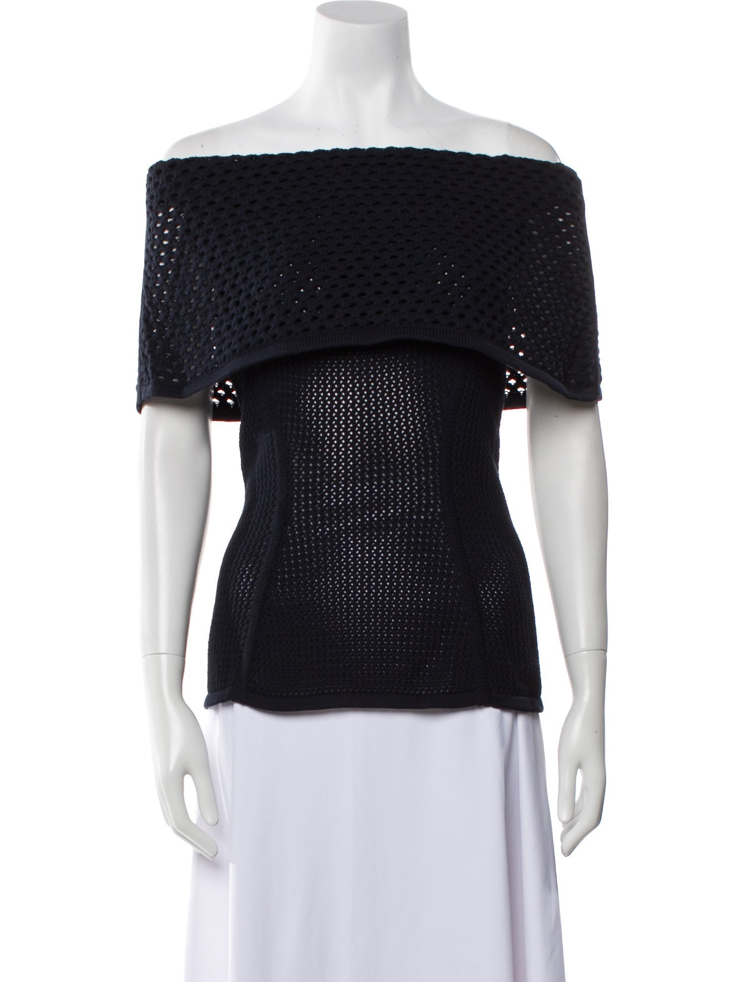 Safiyaa Off-The-Shoulder Short Sleeve Top w/ Tags