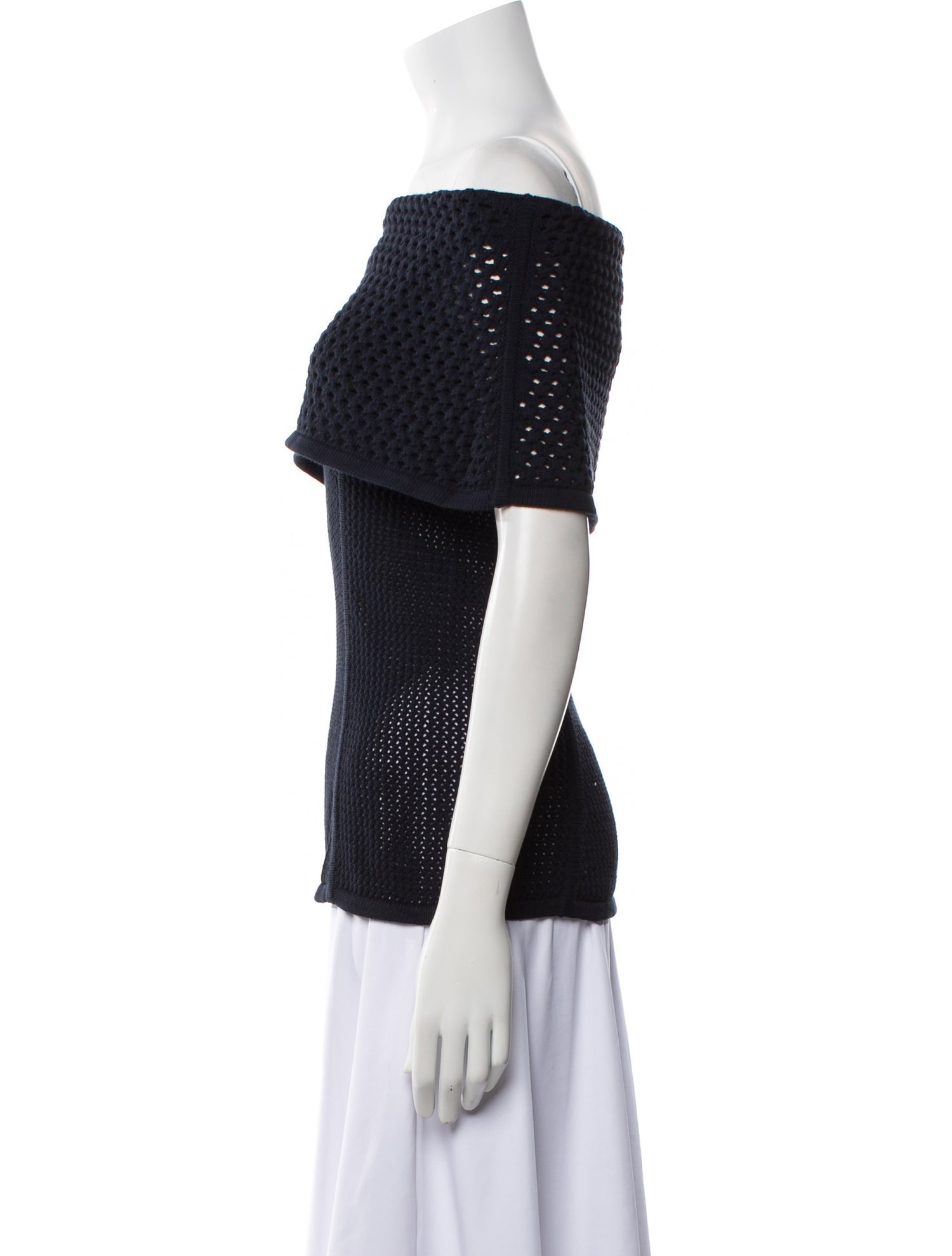 Safiyaa Off-The-Shoulder Short Sleeve Top w/ Tags