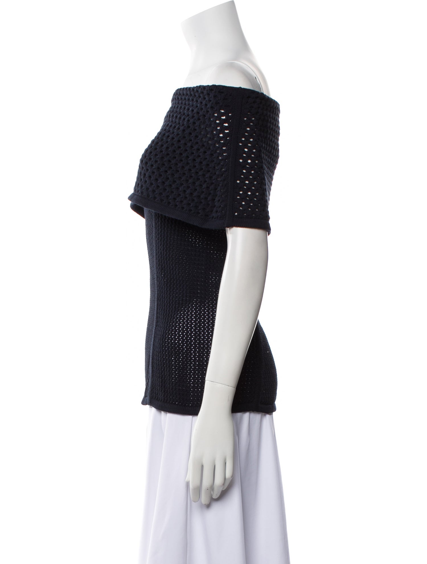 Safiyaa Off-The-Shoulder Short Sleeve Top w/ Tags