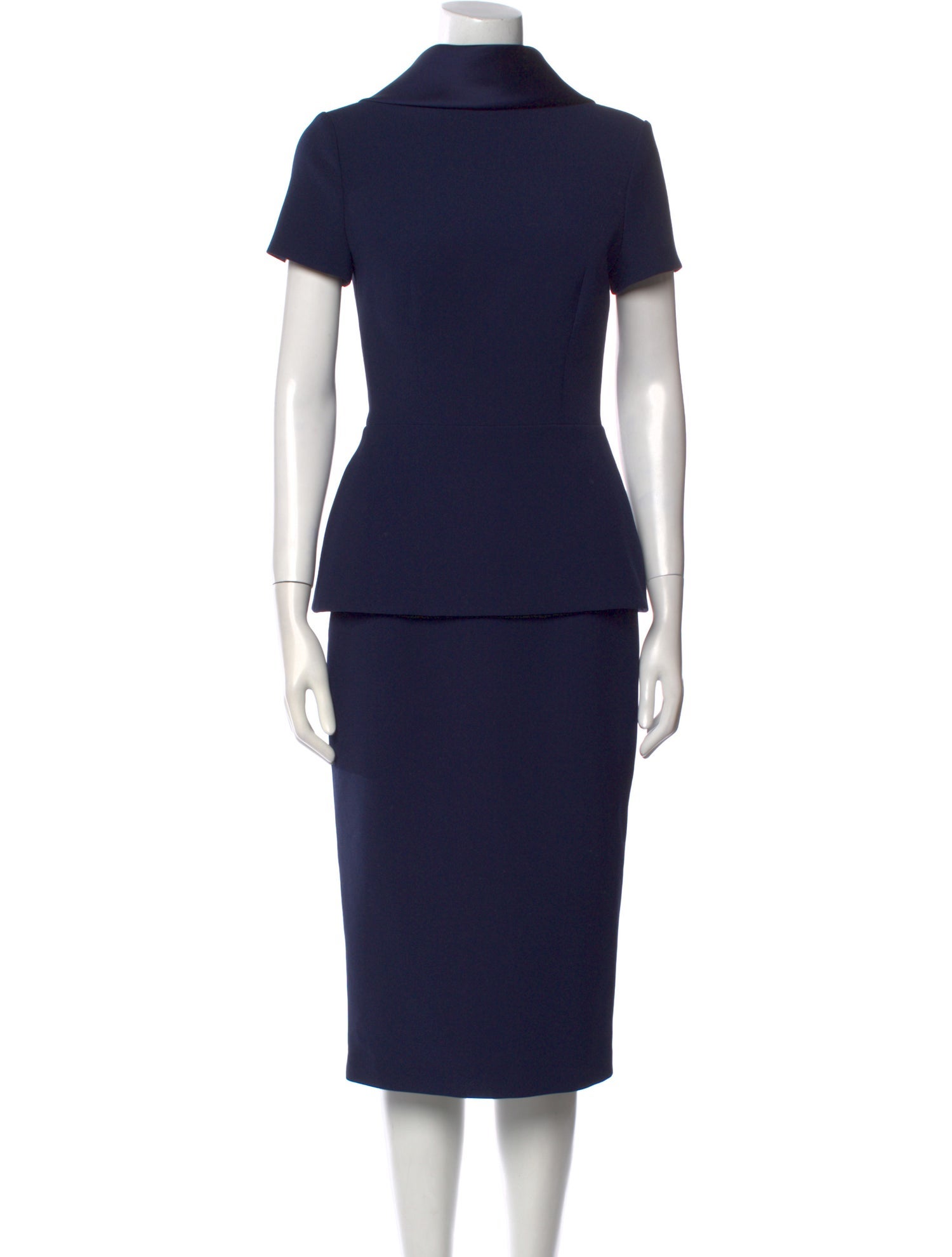 Safiyaa Mock Neck Midi Length Dress