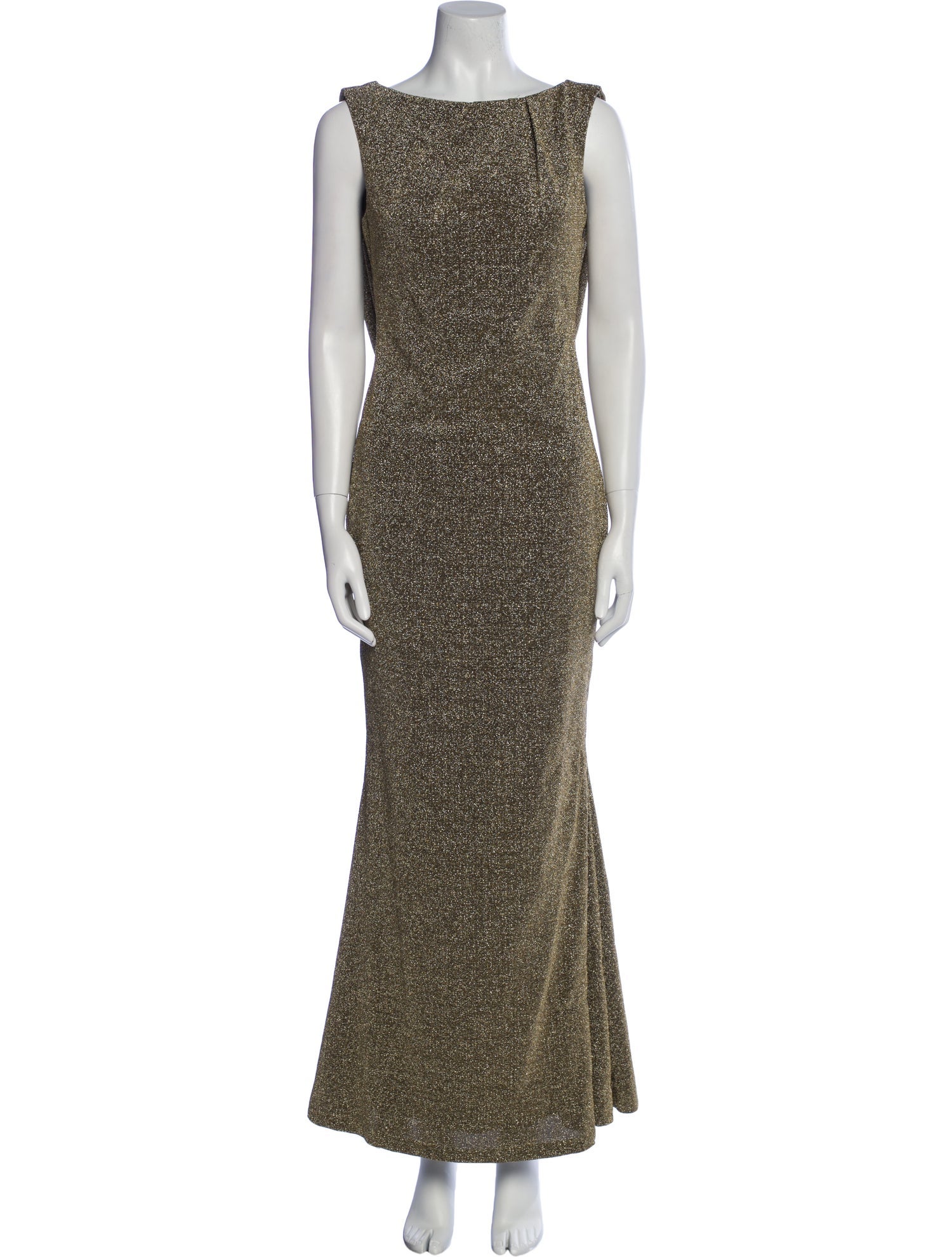 Safiyaa Bateau Neckline Long Dress