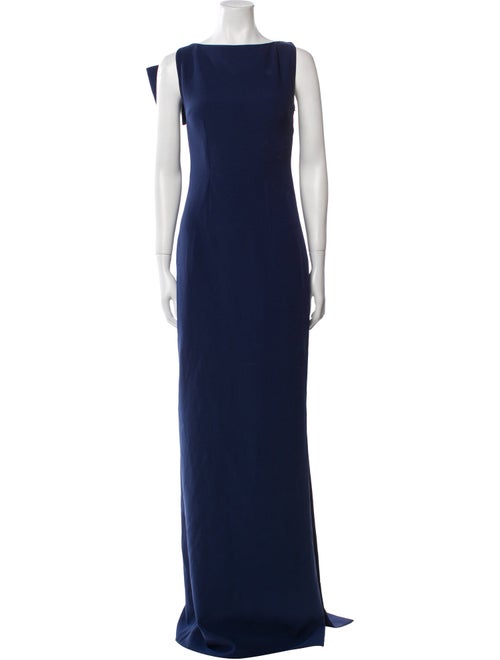 Safiyaa Bateau Neckline Long Dress