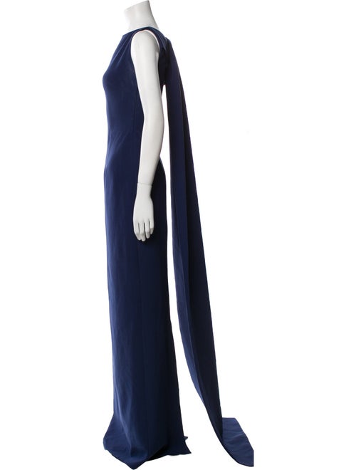 Safiyaa Bateau Neckline Long Dress