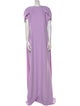 Safiyaa Bateau Neckline Long Dress