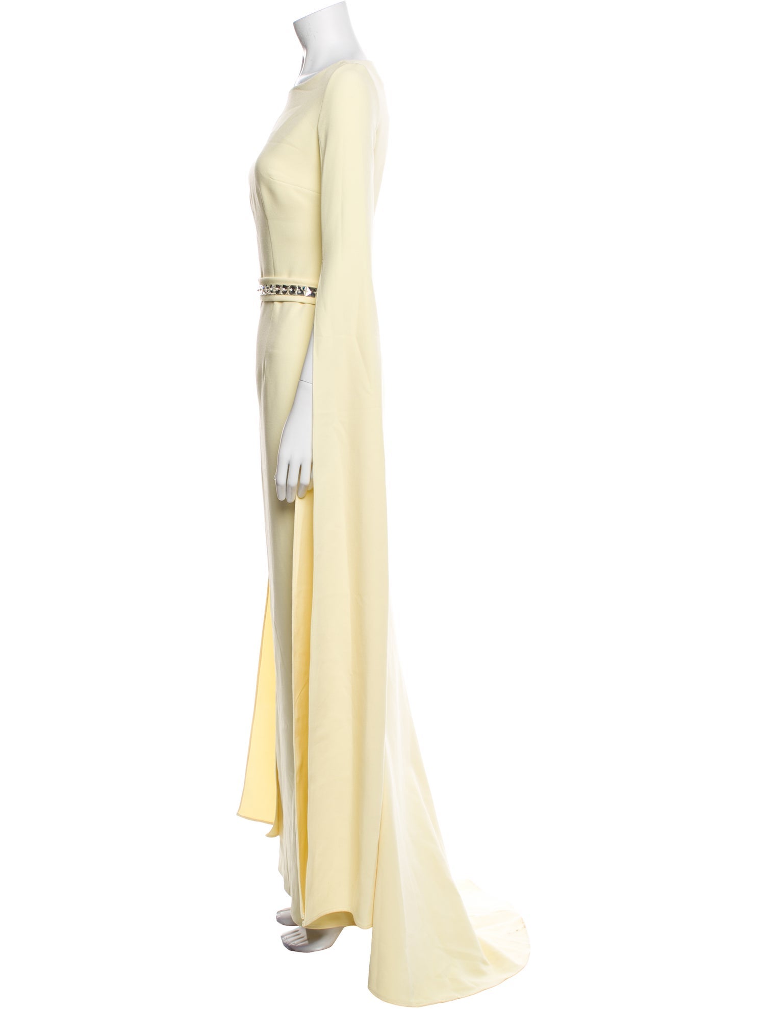 Safiyaa Bateau Neckline Long Dress