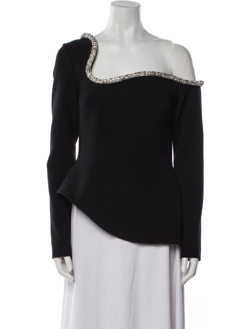 Safiyaa Off-The-Shoulder Long Sleeve Blouse