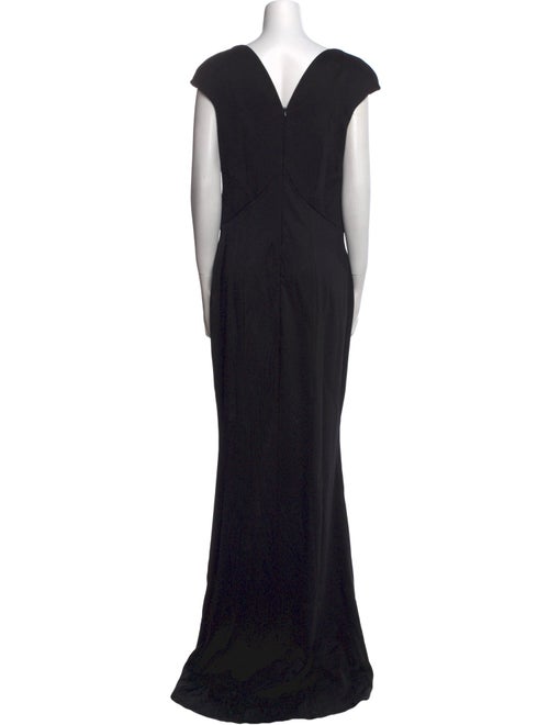 Safiyaa V-Neck Long Dress