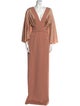 Safiyaa V-Neck Long Dress