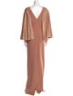 Safiyaa V-Neck Long Dress