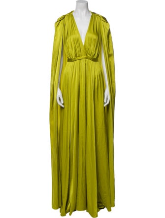 Safiyaa V-Neck Long Dress