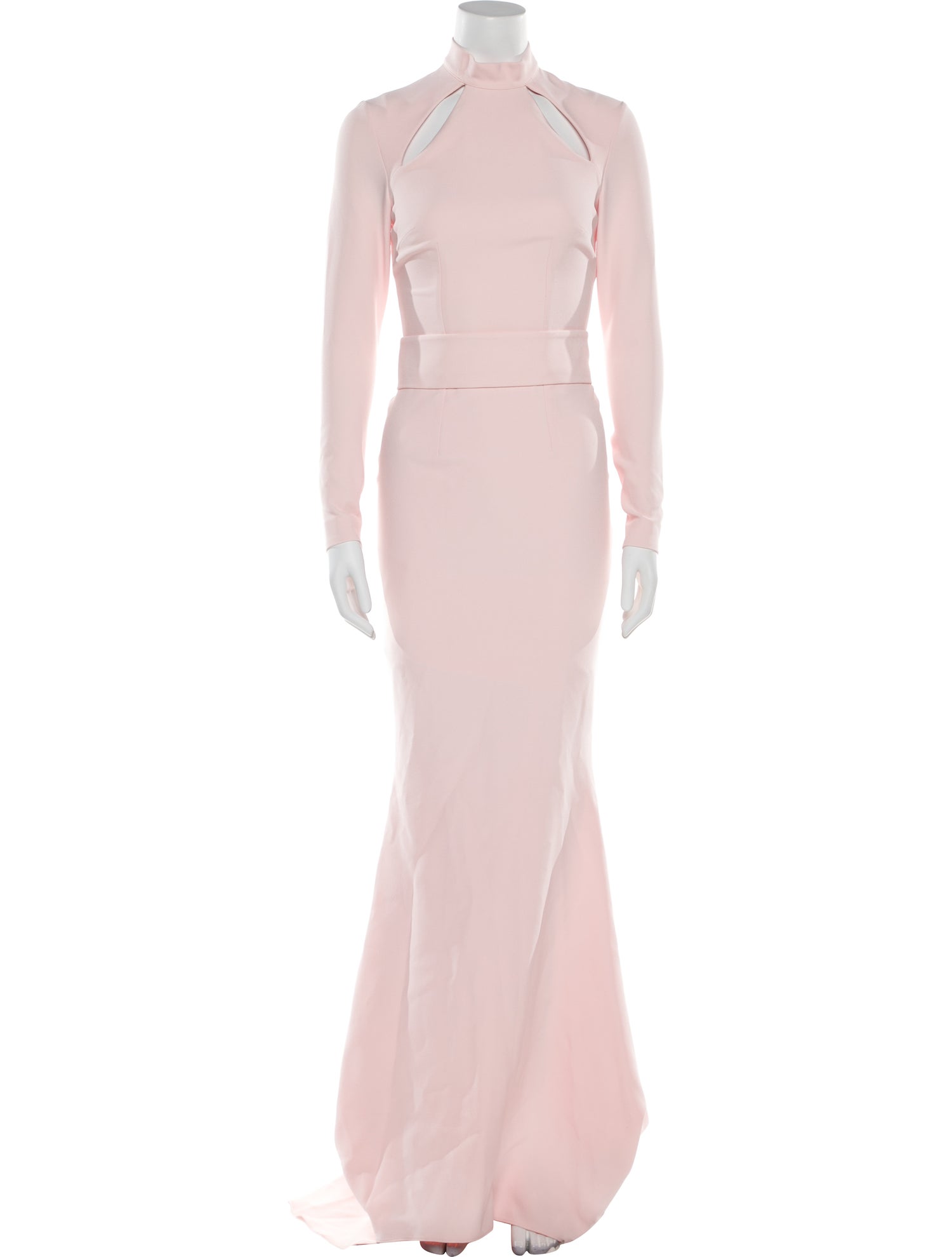 Safiyaa Mock Neck Long Dress