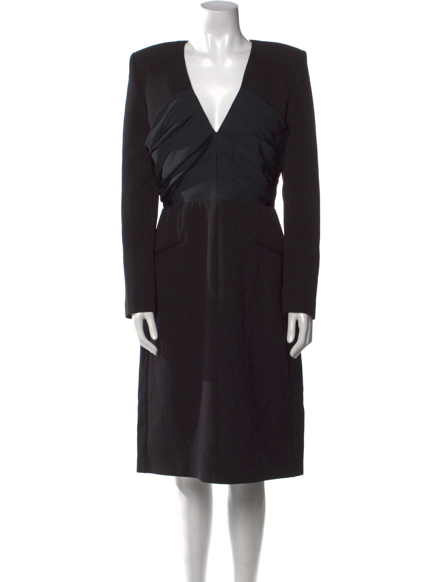 Safiyaa V-Neck Knee-Length Dress