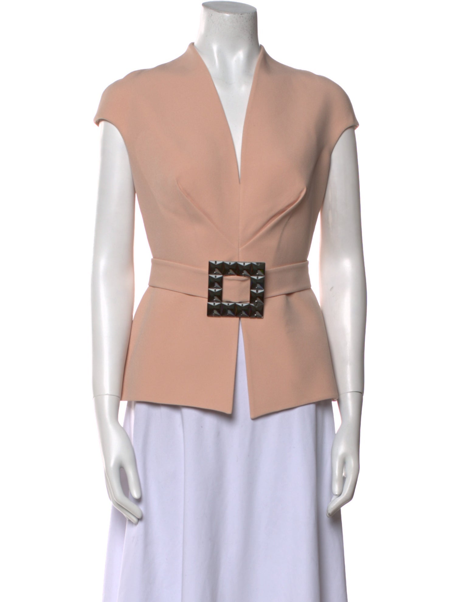 Safiyaa V-Neck Short Sleeve Top w/ Tags