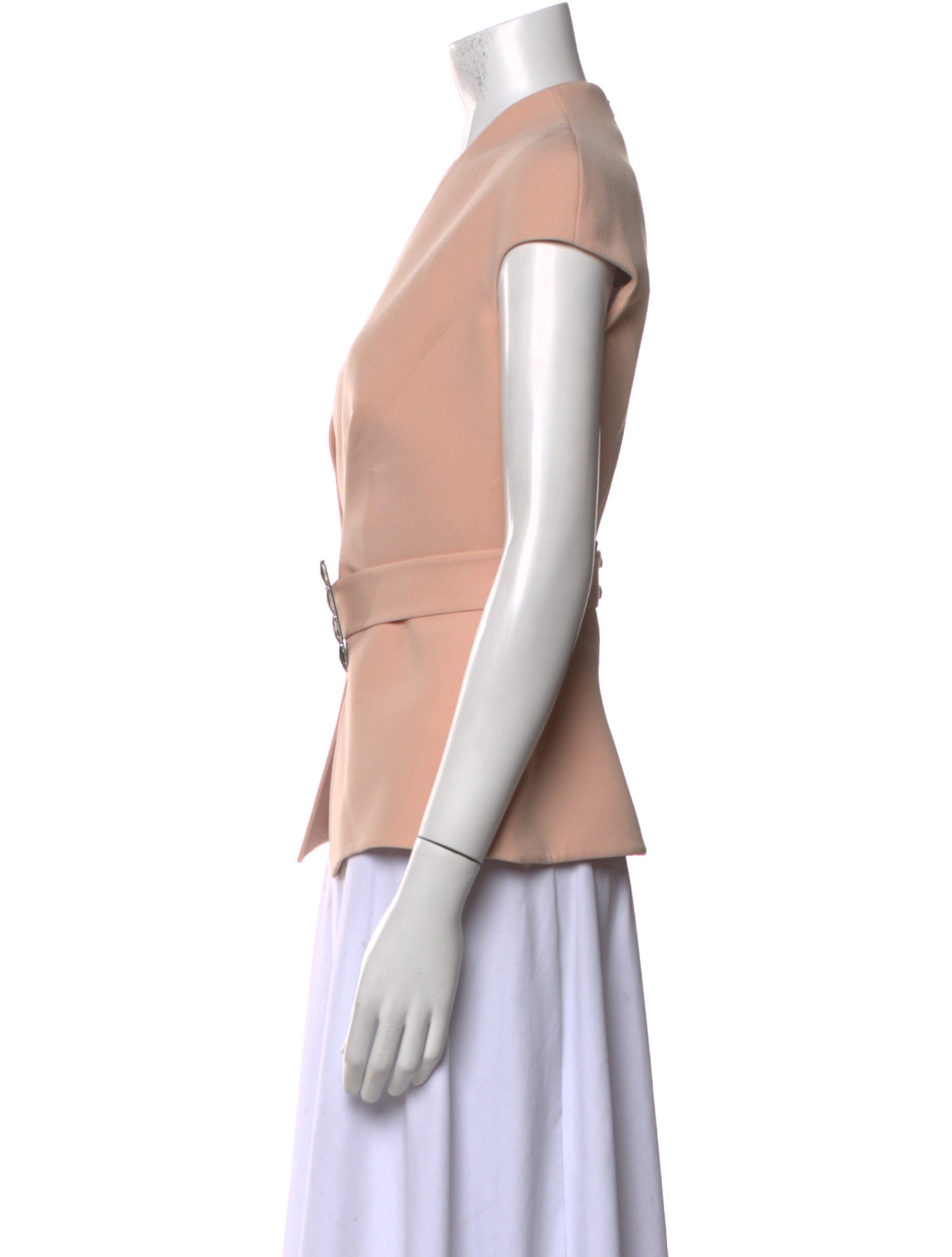 Safiyaa V-Neck Short Sleeve Top w/ Tags