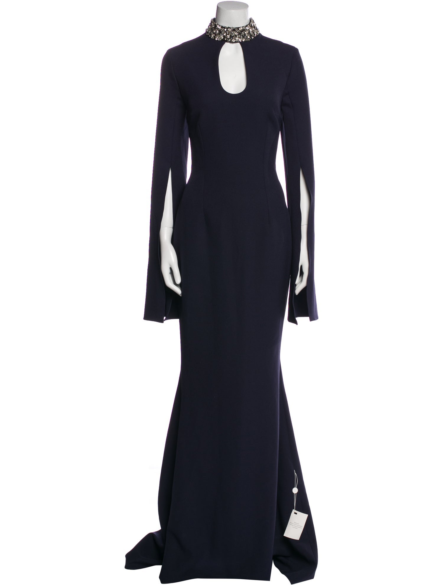Safiyaa Mock Neck Long Dress