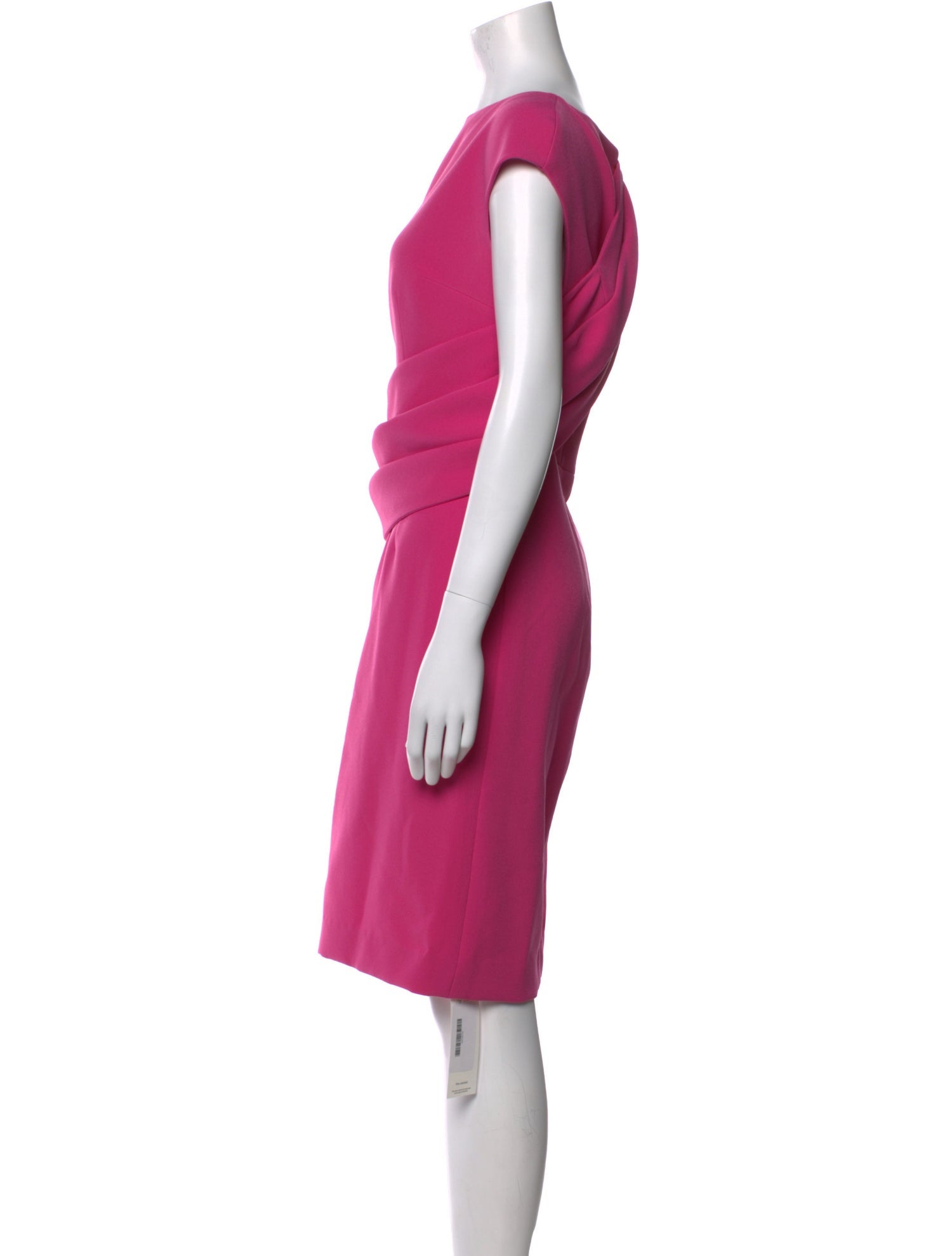 Safiyaa Bateau Neckline Knee-Length Dress
