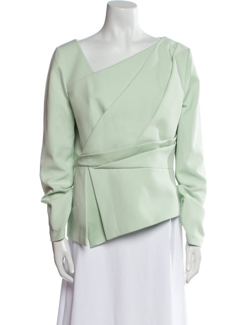 Safiyaa Asymmetrical Long Sleeve Sweatshirt