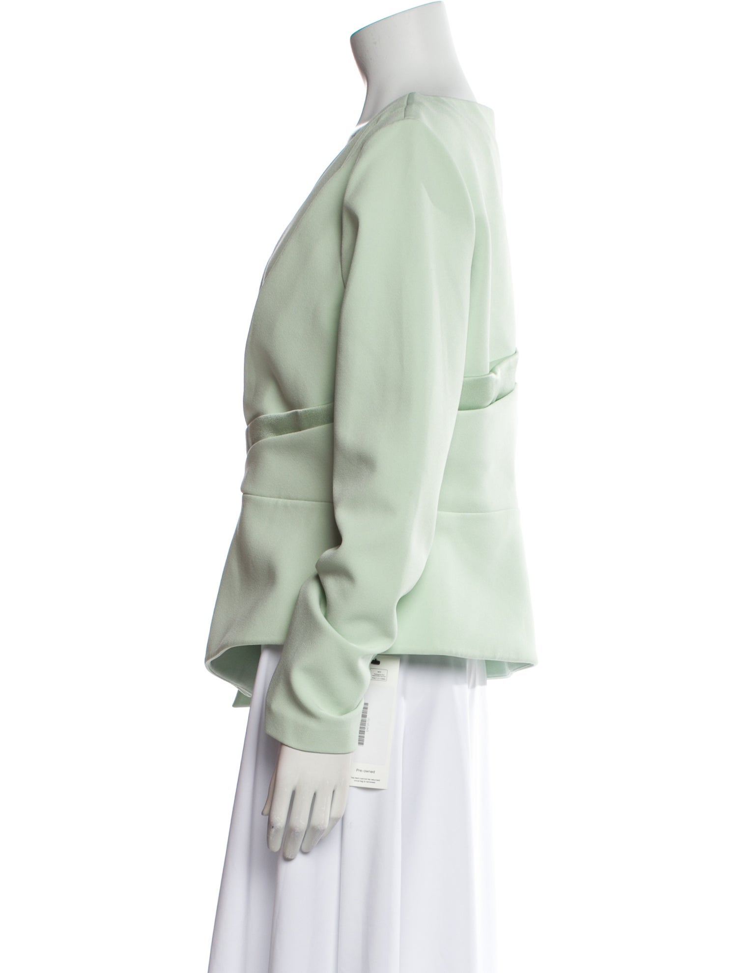 Safiyaa Asymmetrical Long Sleeve Sweatshirt