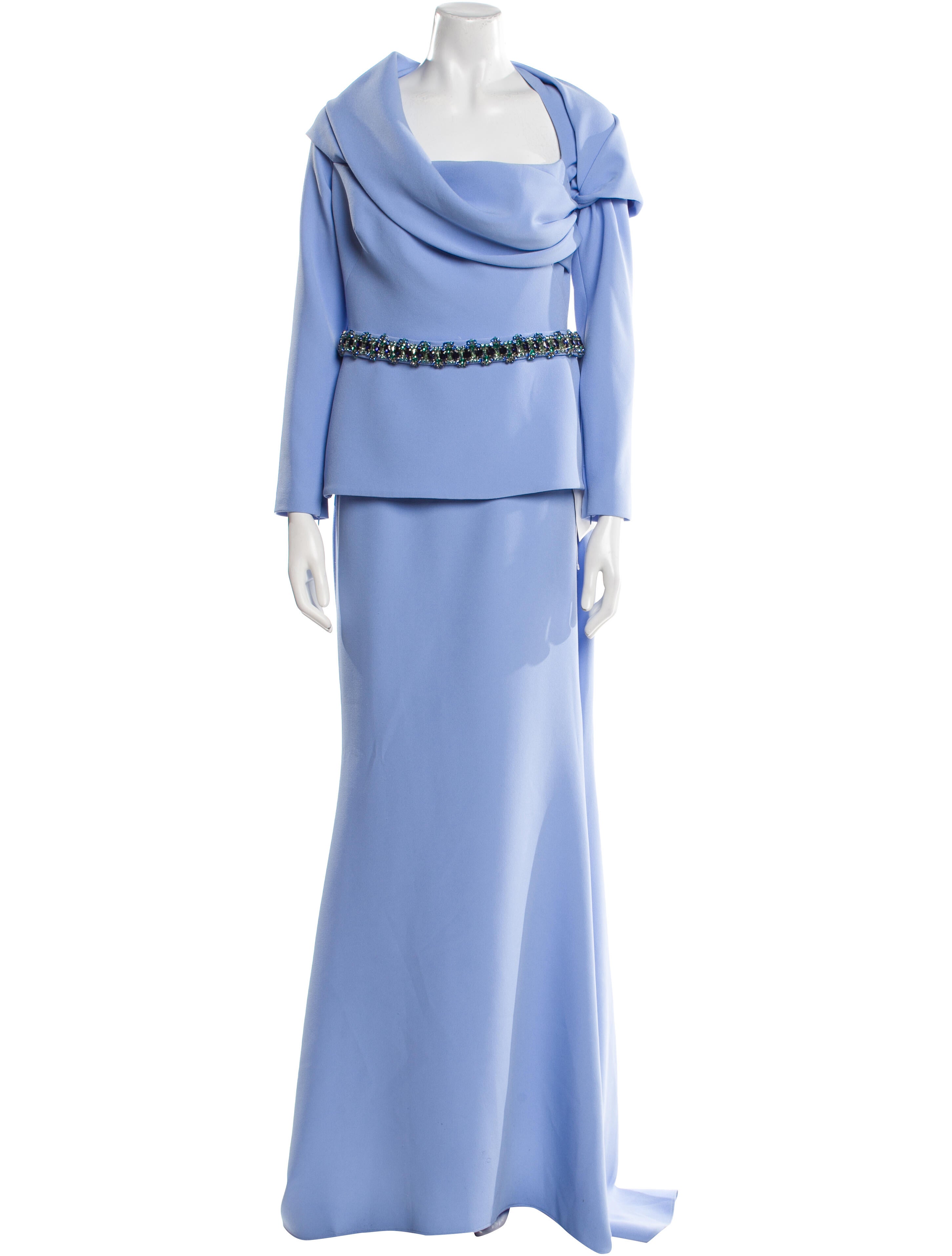Safiyaa Cowl Neck Long Dress