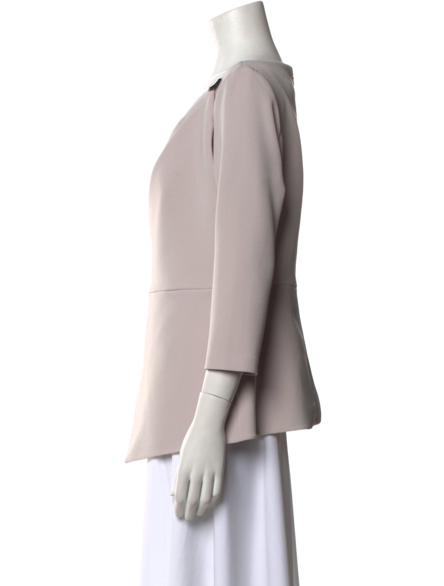 Safiyaa Square Neckline Three-Quarter Sleeve Blouse