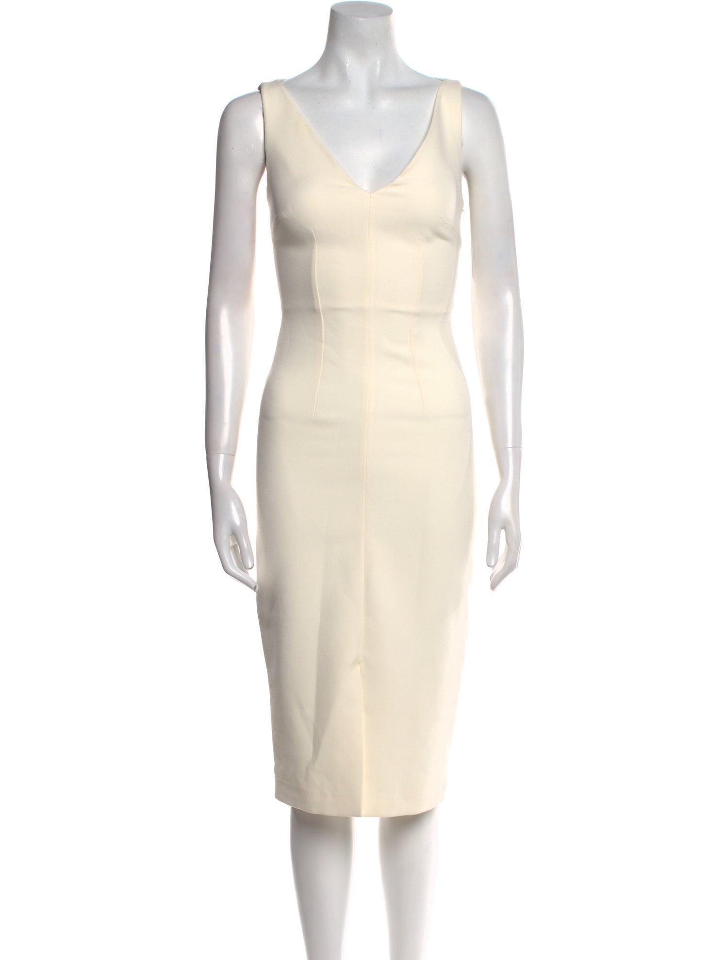 Safiyaa V-Neck Midi Length Dress