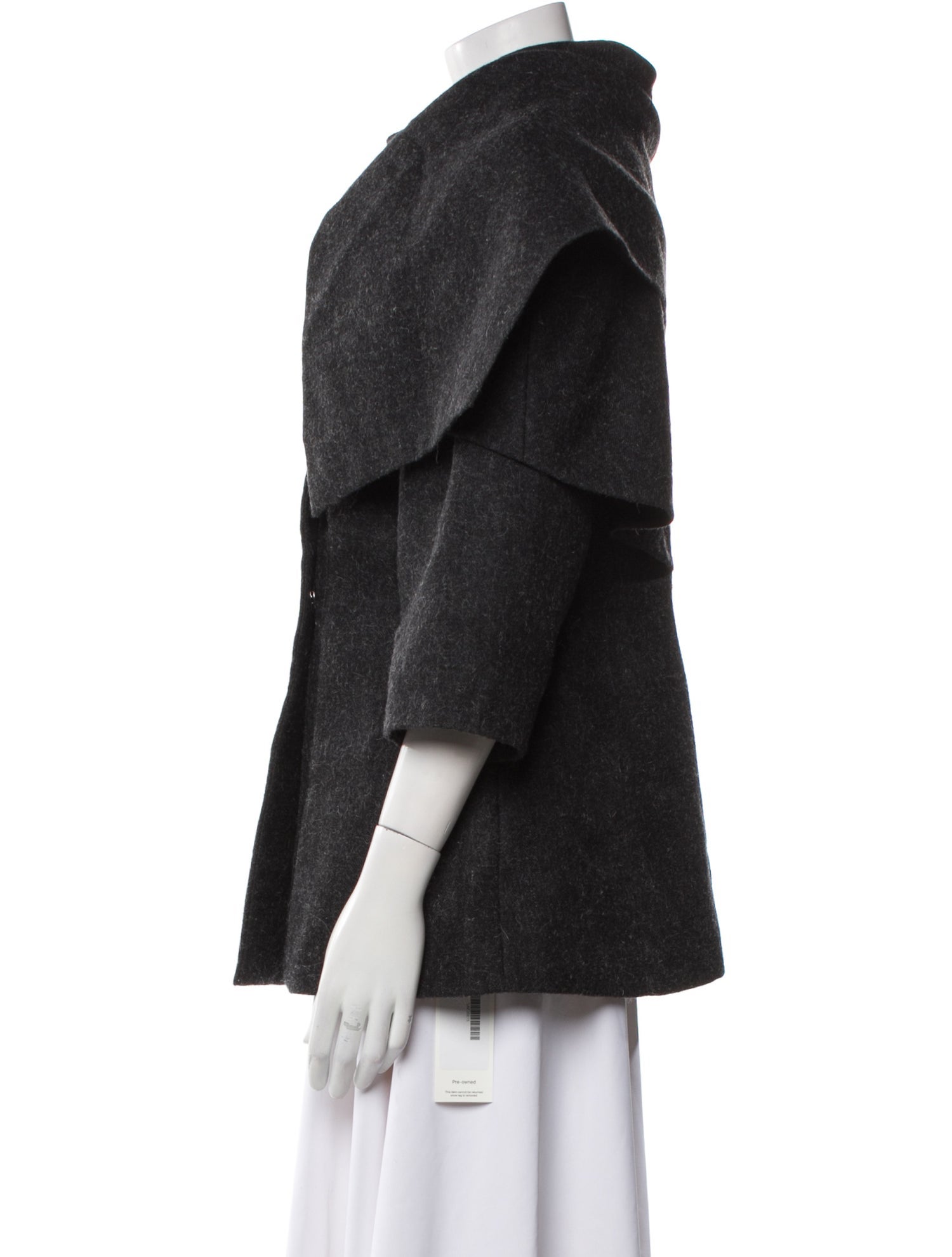 Safiyaa Wool Faux Fur Jacket w/ Tags