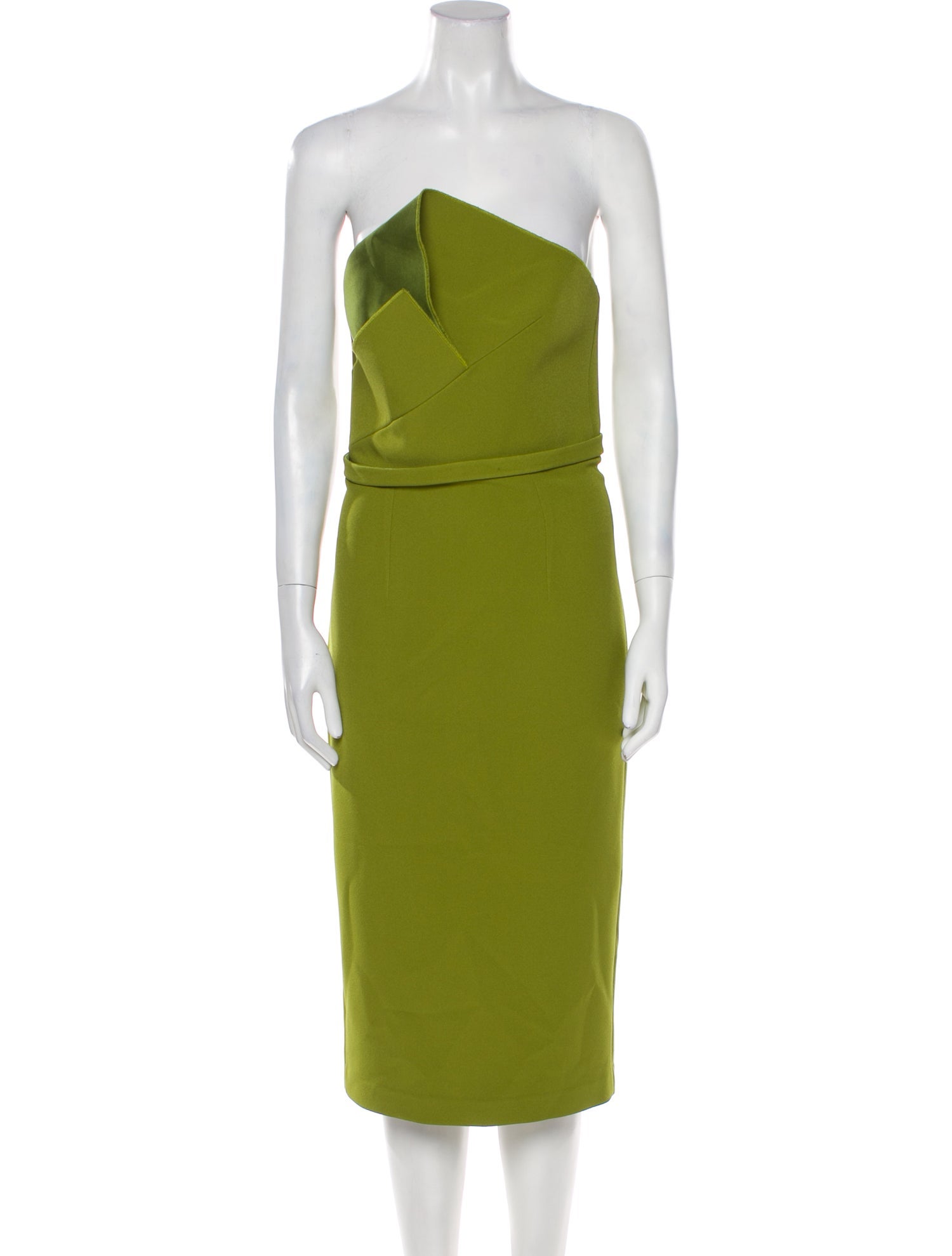 Safiyaa Strapless Knee-Length Dress