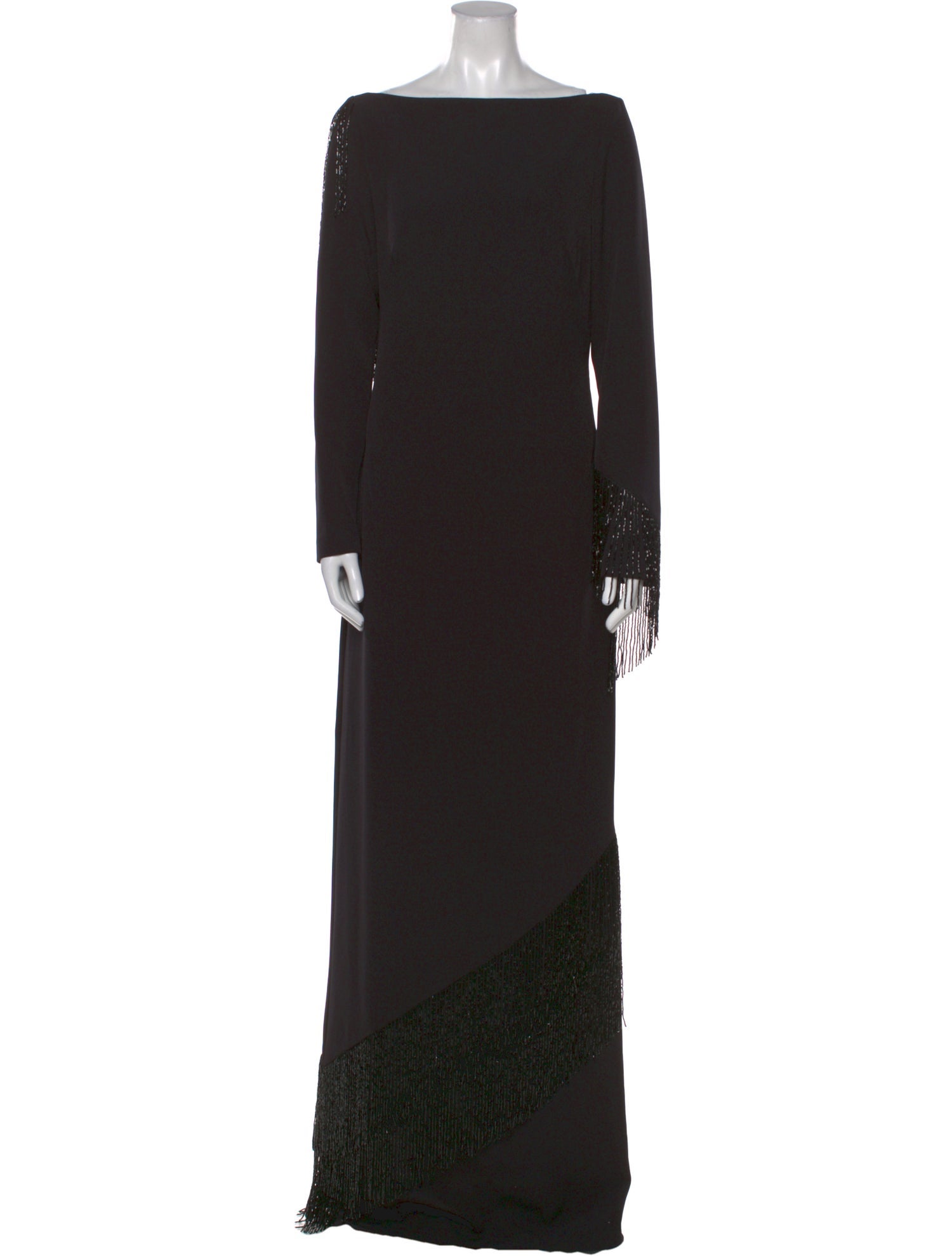Safiyaa Bateau Neckline Long Dress