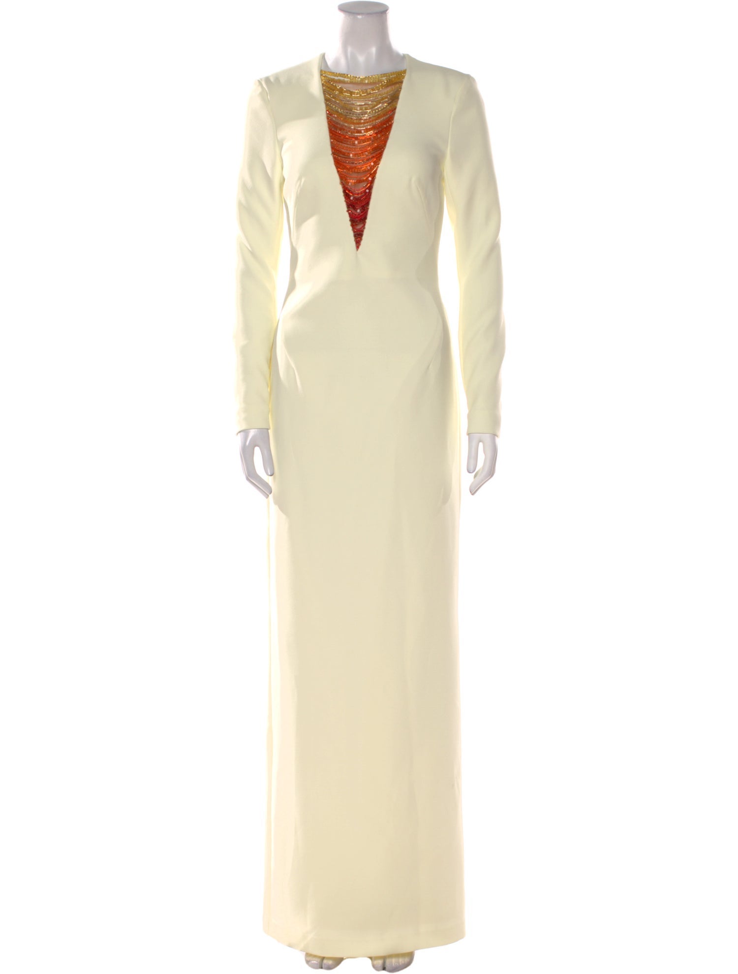 Safiyaa V-Neck Long Dress