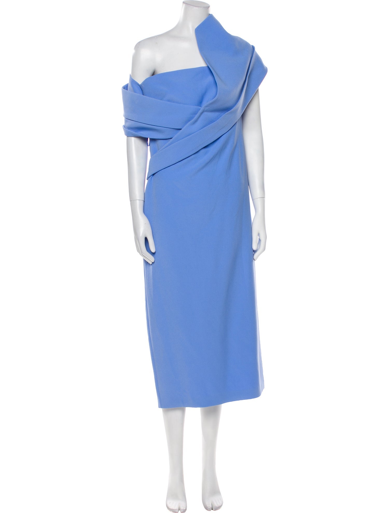 Safiyaa One-Shoulder Midi Length Dress w/ Tags